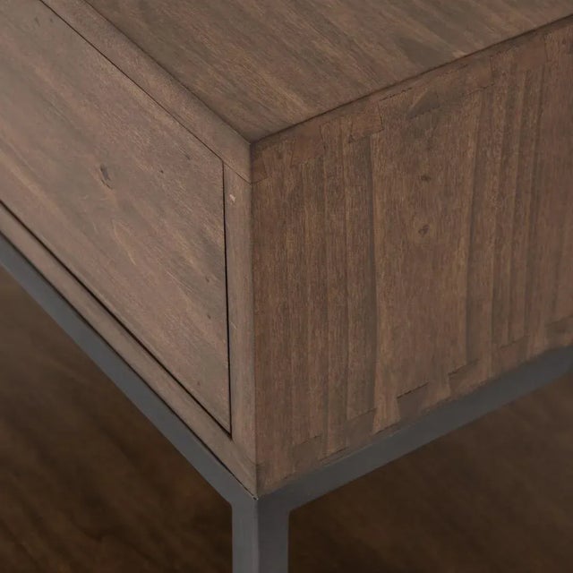 Four Hands Trey Nightstand, Auburn Poplar For Sale - Image 11 of 13