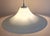 1980s Vintage Italian Hanging Lamp with White Patterned Glass Shade, 1980s For Sale - Image 5 of 9