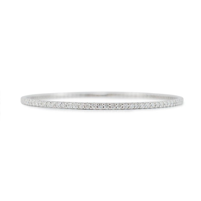 Brand: Sonia B Designs Gender: Ladies Metal Type: 14K White Gold Length: 8.00 inches Width: 2.30 mm Weight: 2.30 grams...