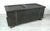 Antique German Dark Oak Trunk For Sale - Image 4 of 14