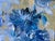 Original-Jardin d'Hiver-Cloud Dahlias in Blue-Shizico Yi-British Awarded Artist-Impasto on Canvas For Sale - Image 16 of 17