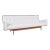 Mid-Century Modern Walnut Floating Sofa Model U-150 by Jens Risom For Sale