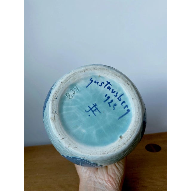 1920s 1922 Sgraffito Vase by Josef Ekberg for Gustavsberg, Sweden For Sale - Image 5 of 6