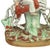 1920s Vintage English Staffordshire Style Equestrian Figure With Zebra-Striped Horse, C. 1920s–40s For Sale - Image 5 of 8