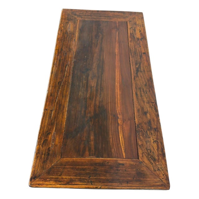 Antique Marble-Top Wooden Nightstand / Bedside Cabinet With Porcelain Interior & Inlaid Accent. For Sale - Image 10 of 10