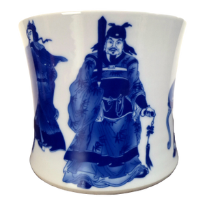 Chinese Five Tiger Generals Porcelain Bitong