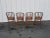 Late 19th Century Vintage Spindle Back Dining Chairs Set of 4 For Sale - Image 11 of 12