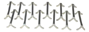 Vintage Silver-Plated Metal Knife Rests by Ercuis, France, 1970s, Set of 12