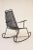1950s Vintage John Salterini Outdoor Wrought Iron Rocking Chair 1950's Rare Youth Size, Attributed For Sale - Image 5 of 8