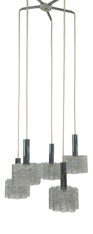 Cascade Lamp with Spare Glass from Doria Leuchten, 1960s