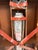 Metal Rare Vintage 1940's Mad-Men Style Maximillian Leather Portable Bar Suitcase Complete With Original Glasses and Shaker For Sale - Image 7 of 11