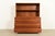 1950s Robsjohn-Gibbings for Widdicomb Mid-Century Modern Sculpted Walnut Chest of Drawers With Bookcase Hutch Top, 1950s For Sale - Image 5 of 14