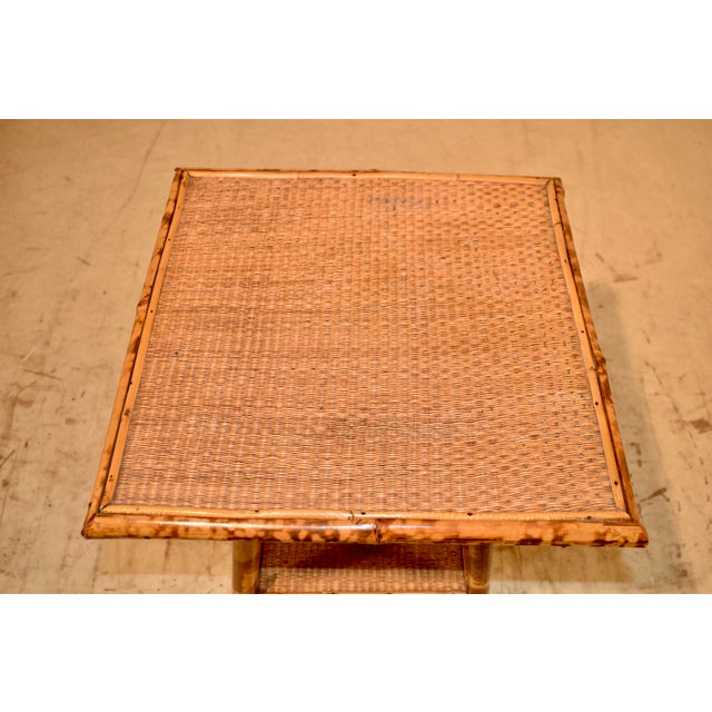 19th Century Bamboo Side Table For Sale In Greensboro - Image 6 of 7