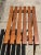 Vintage Mid Century Modern Slat Coffee Table For Sale - Image 4 of 8