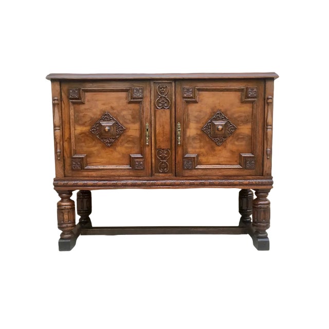 19th Century Catalan Spanish Buffet with 2 Doors For Sale