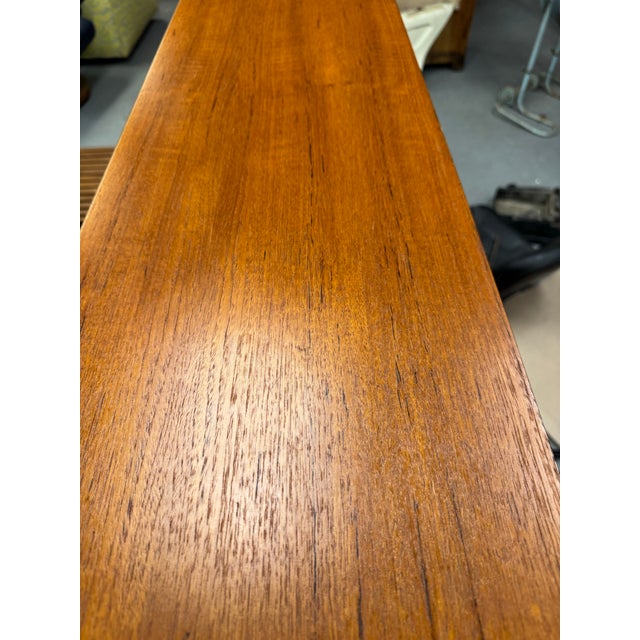 Mid-Century Modern Danish Modern Poul Hundevad Style Teak 4 Shelf Bookcase For Sale - Image 10 of 11