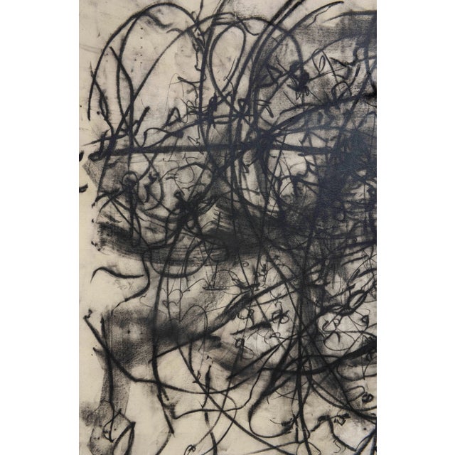 Monica Perez "Yes" Original Charcoal on Canvas, 2023. W 80" x H 48" Monica Perez’s works are expressions of...