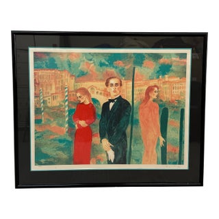 Joanna Zjawinska "Venice" Limited Edition Serigraph For Sale