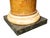 Metal Louis XVI Faux Marble Tole Pedestal For Sale - Image 7 of 7