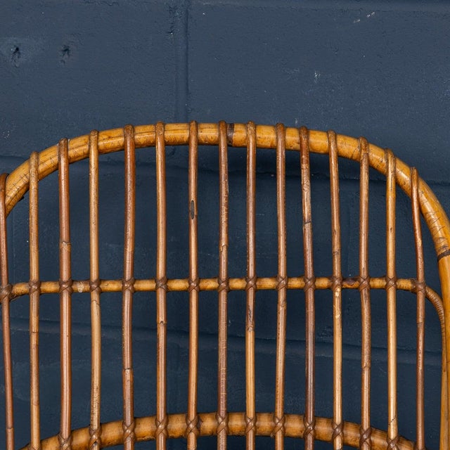 Set of Vintage Italian Wicker Armchairs by Tito Agnoli, 1960 For Sale - Image 18 of 18
