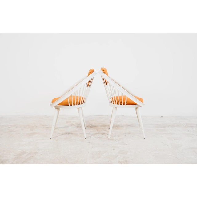 Scandinavian Circle Chair Armchairs by Yngve Ekström, 1960s, Set of 2 For Sale - Image 10 of 13