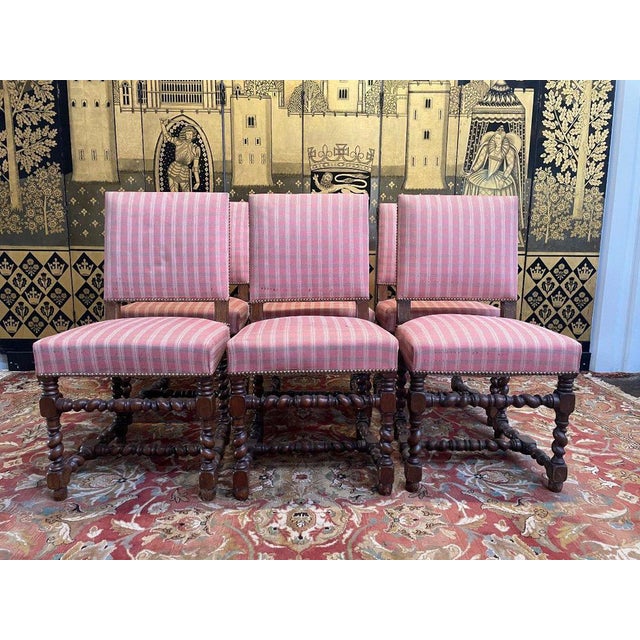 Louis Xiii Style Chairs, Set of 6 For Sale - Image 11 of 11