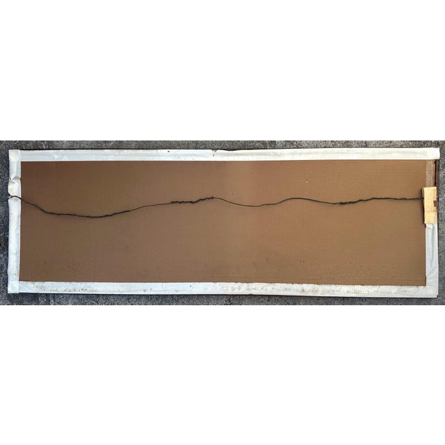 An original vintage mid-century modern panoramic oil painting of a Spanish matador and bullfight, signed by the iconic...