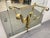 Metal Mid-Century Italian Modern Mirror with Console by Pier Luigi Colli for Cristal Arte, Set of 2 For Sale - Image 7 of 18