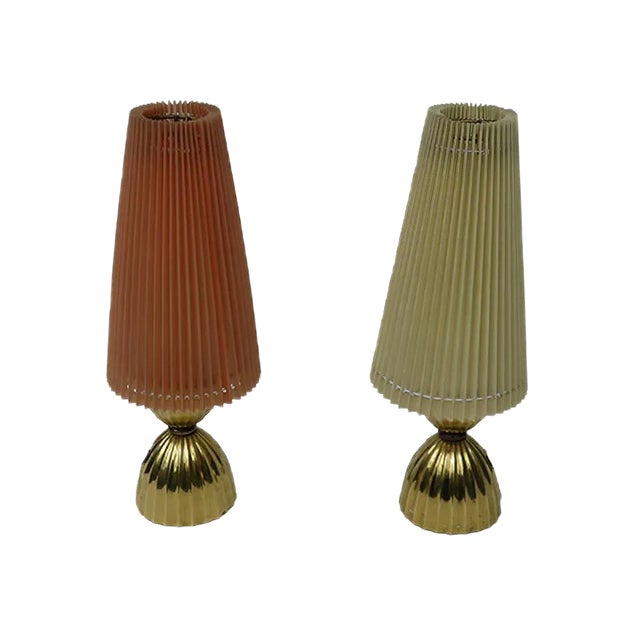 Small Table Lamps, 1950s, Set of 2 For Sale
