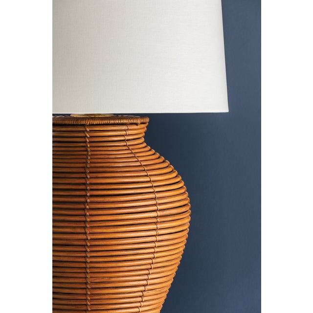 Hudson Valley Lighting Newark 19.5 in. 1 Light Table Lamp in Vintage Gold Leaf Finish For Sale - Image 9 of 10