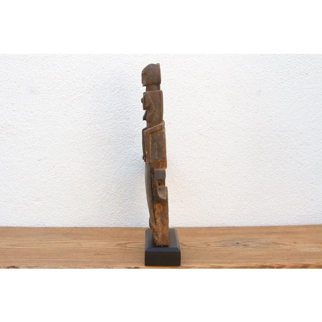 Wood Antique African Bamana Three Guardian Door Lock For Sale - Image 7 of 8