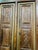 Antique Indian Temple Doors Hand Carved Om Double Doors – Ornate Rustic Wood Entryway 82 For Sale - Image 4 of 7