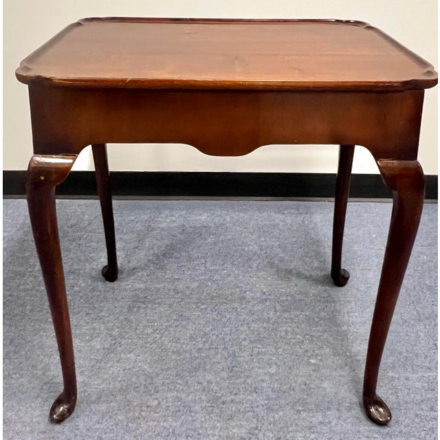 Late 18th Century English Queen Anne Tea / Side Table For Sale - Image 10 of 11