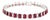14.11 Ct Natural Burma Ruby & Diamond Bracelet For Sale