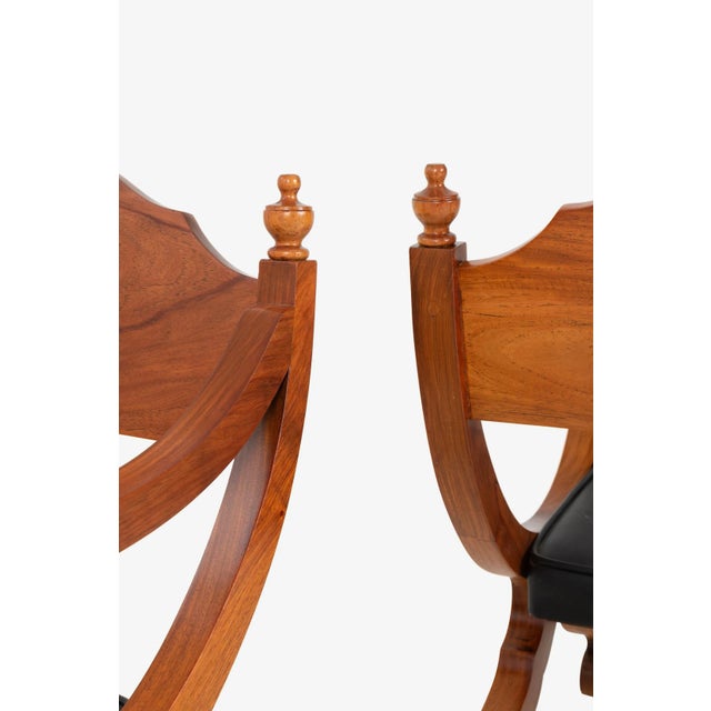 Pair of Campeche Chairs For Sale In Chicago - Image 6 of 11
