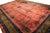 1920s Rich Red Big Size Floral Antique Wool Hand Knotted Art Deco Chinese Rug For Sale - Image 4 of 8