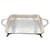 1940s 1940s Styles Mid-Century Modern Silverplate Electric Warming Chafing Dish W/ Floral & Scroll Design by Towle For Sale - Image 5 of 16