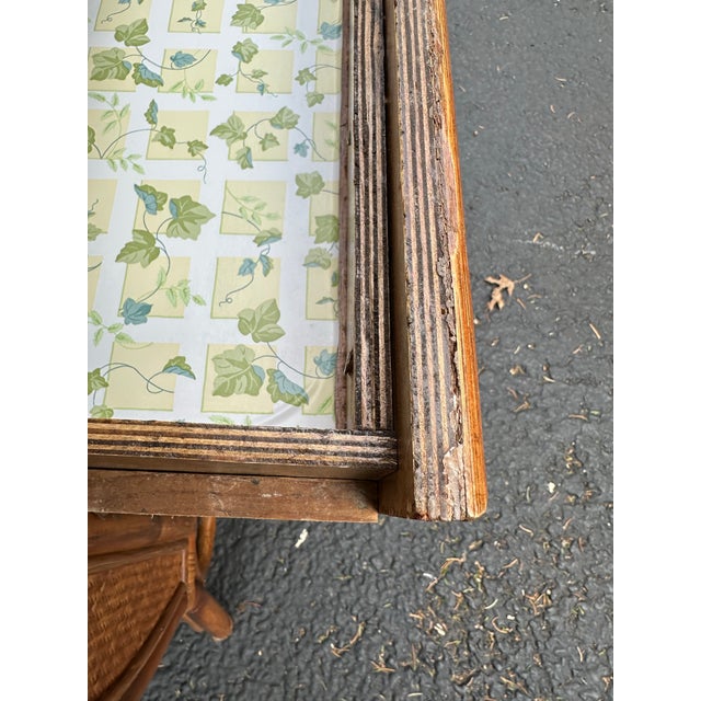 Brown Handsome Seagrass and Rattan Dresser For Sale - Image 8 of 11