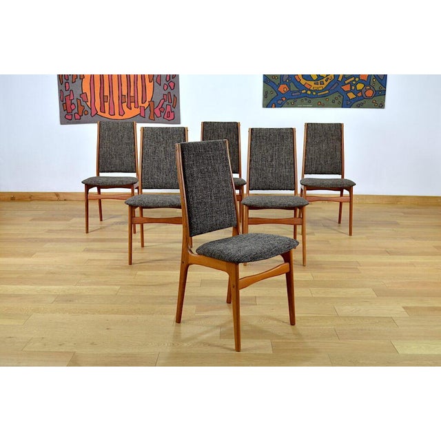 Danish Chairs by Schionning and Elgaard for Randers, 1960, Set of 6, in Very Good conditions. Designed 1960 to 1969 This...