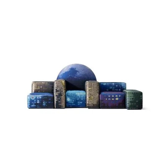 Cassina Limited Edition Notturno A New York Sofa by Gaetano Pesce for Cassina For Sale - Image 4 of 10