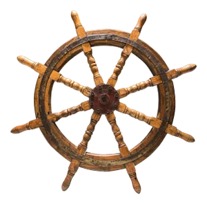 Early 20th Century Ships Wheel