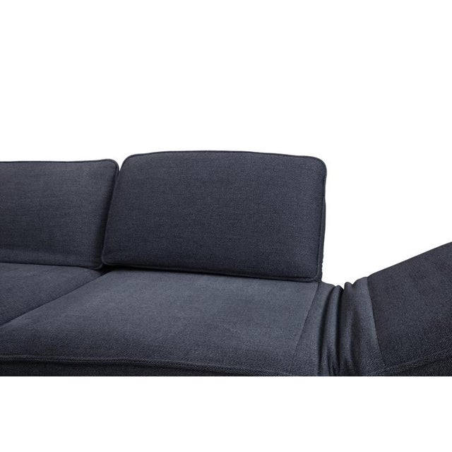 Gray Rolf Benz Mera 386 Fabric Corner Sofa Grey Sofa Couch For Sale - Image 8 of 18