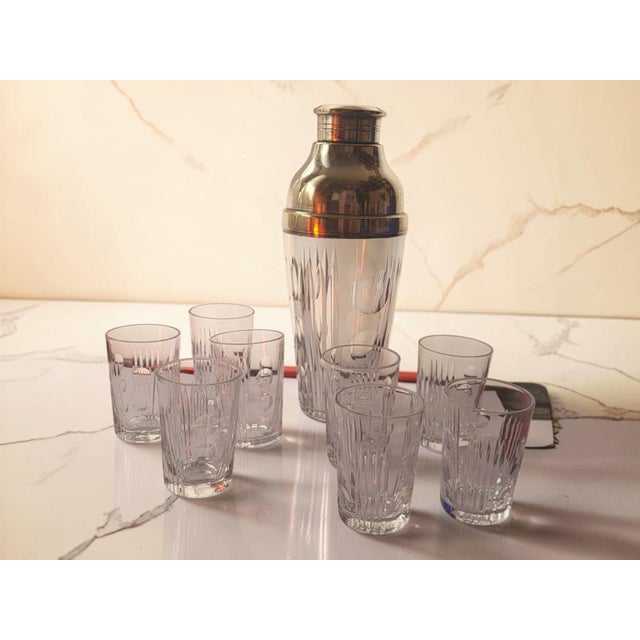 Crystal Cocktail Service Set by Sèvres, 1960s, Set of 9 For Sale - Image 16 of 16