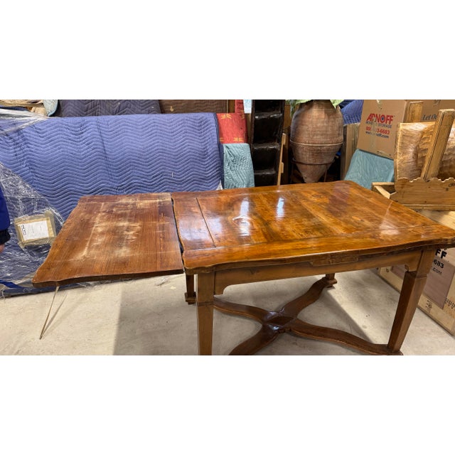 Early 1900’s Small Italian Dining Table With Extensions For Sale - Image 12 of 12