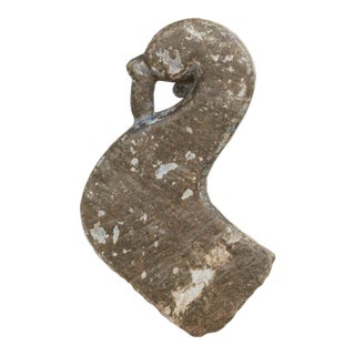 19th Century Small Stone Architectural Peacock For Sale