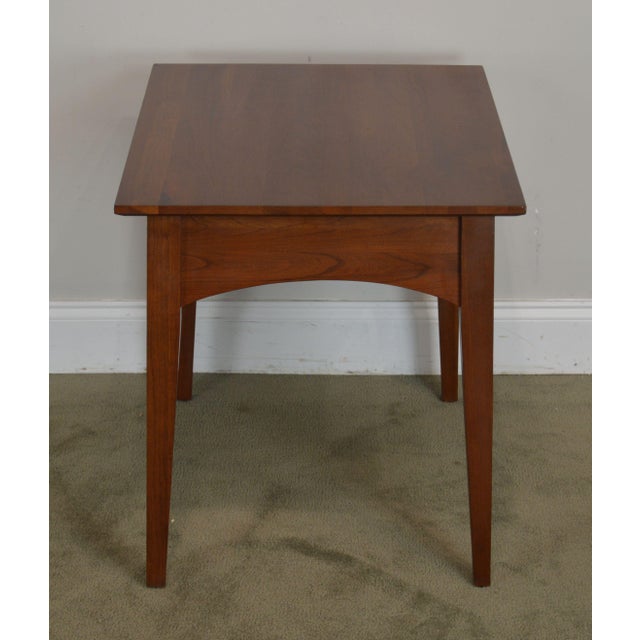 Ethan Allen American Impression Solid Cherry One Drawer Side Table