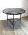 1970s Italian Black Marble Cocktail Table With Patinated Mixed-Metal Tripod Base For Sale - Image 9 of 9