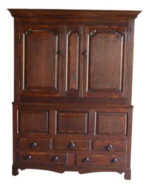 Antique Oak Wooden Cabinet