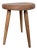 Golden Oak Tripod Stool, 1960s For Sale