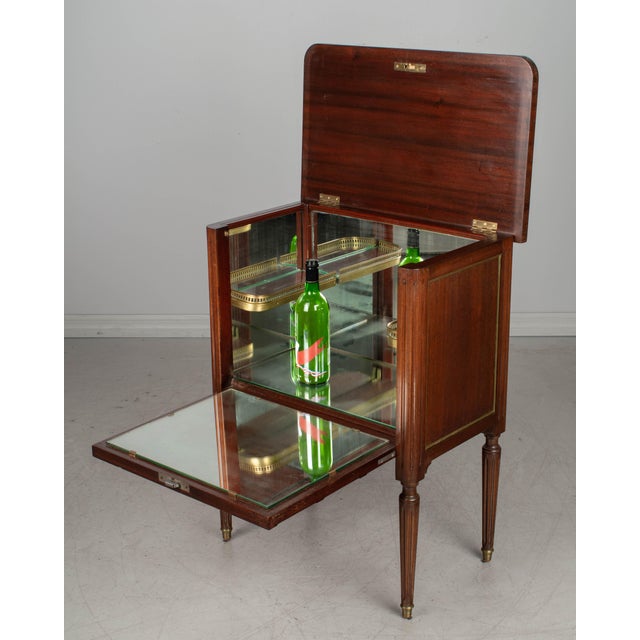 French Mahogany Side Table Bar Chairish
